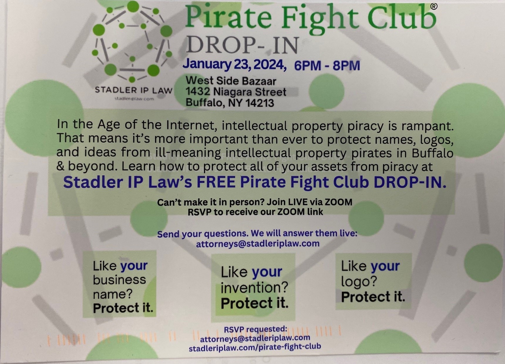 Pirate Fight Club Flyer